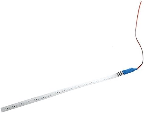 Car LED Light - SODIAL(R)Knight Rider 32 LED Running Light Scanner 30 cm Strip Decoration Blue Car 12V