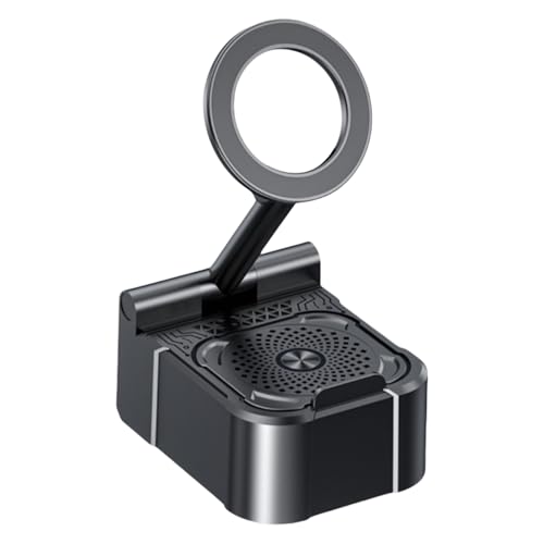 Support magnétique pour téléphone avec haut-parleur et batterie de bureau