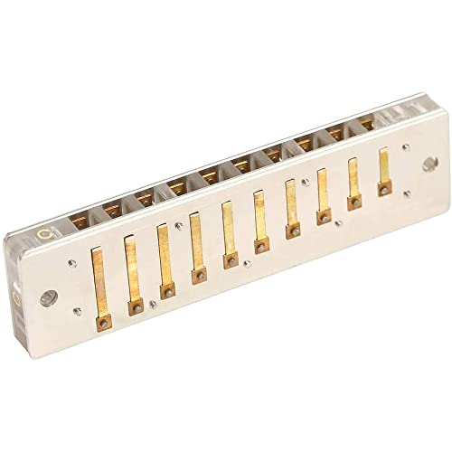 Harmonica Blues harmonica 10 trous diatonic couvercle Blanc transparent acrylique peigne laiton reedplate t008l avec… - Les Beatles, Paul McCartney, John Lennon, RIngo Starr, George Harrison Harmonica Blues harmonica 10 trous diatonic couvercle Blanc transparent acrylique peigne laiton reedplate t008l avec… – Image 4