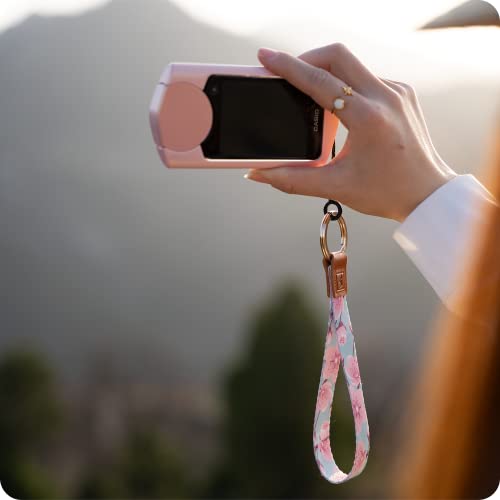Image of Wristlet Lanyard Strap for Keys, Original Pattern Design Wrist Keychain Holder