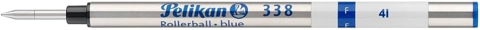 338F Refills for Rollerball Pen (Pack of 10) Blue
