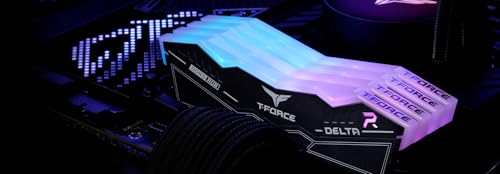 Image of TeamGroup T-Force Delta RGB 16GB 6000MHz (6000MT /s) CL38 White DDR5 Desktop Gaming Memory, Metal Heatsink, ARGB Sync, ECC, XMP 3.0 /Expo, Compatible with Intel /AMD CPU - FF4D516G6000HC38G01