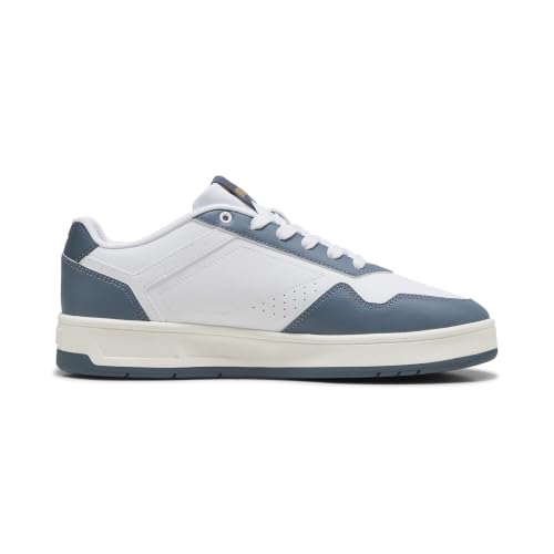 PUMA Erwachsene Court Classic Sneakers 43, White Evening Blue – Ansicht 5