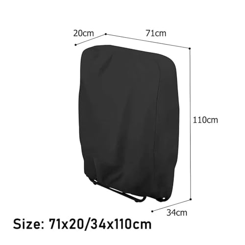 Housse de chaise pliante étanche protection meuble patio extérieur