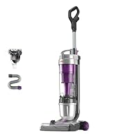 Vax Air Stretch Pet Max Corded Upright Bagless Vacuum Cleaner, Lightweight, Handheld Tool Attachments for Pet Hair, Car, Upholstery, Bed, Mattress, Home cleaning, 820W, 4.9kg, Purple, U85-AS-Pme