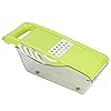 Voedsel Cutter Duurzaam Gedemonteerd Fruit Dicer Anti-Slip Groente Chopper voor Groente (6 Blade Groen)