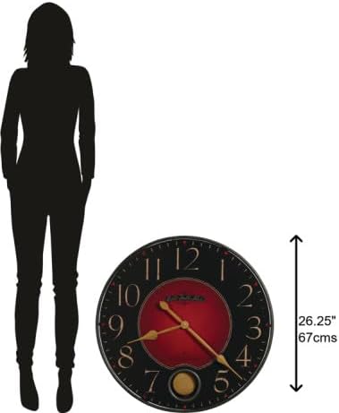 Miniatura 2 de Howard Miller Reloj de pared Vanderbilt II 549-510  Hierro forjado de gran tamaño con movimiento de cuarzo