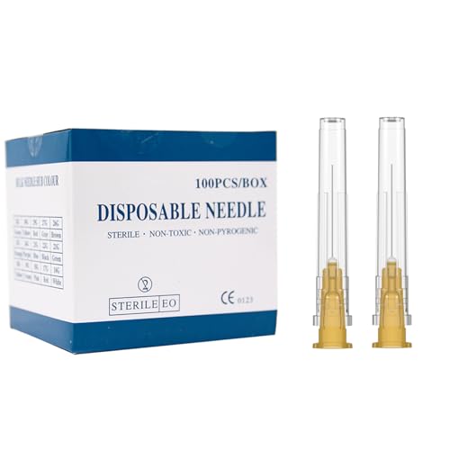 Image of 25 Gauge 5 /8 Inch Needle, 100Pack Luer Lock Industrial Dispensing Accessories Needles,Individually Wrapped