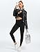 DemonQueen High Waist Yoga Pants with Pockets，Leggings for Women Tummy Control, Business Fashion Leggings for Women (US, Alpha, XX-Large, Regular, Regular, Black)