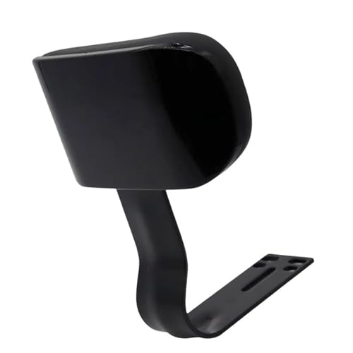 Dossier passager moto pour selle arrière et scooter électrique noir