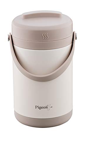 Image of Pigeon-Fusion Vacuum Insulated Stainless Steel Lunch Box-4 Warm Grey, 25.5x15.5x27 (50405-Warm Grey)