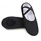 OLORA Ballettschuhe Damen Gymnastikschuhe Ballettschläppchen Ballerinas Tanzschuhe Flach für Erwachsene-Schwarz 36 EU