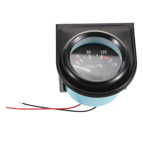 Medidor de temperatura de aceite con puntero y termómetro analógico universal para coche