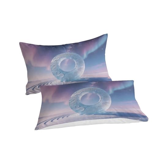 Housse de couette 3D Lune Rêveuse ensemble literie microfibre doux