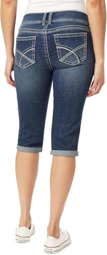 WallFlower womens Luscious Curvy 17" Capri Mid-rise Insta Stretch Juniors (Standard and Plus)2