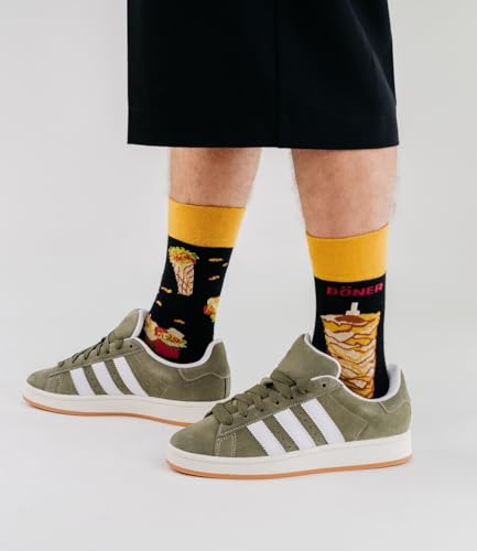 TODO Lustige Döner Kebab Socken Herren und Damen, Socken mit Döner Motiv 39-42