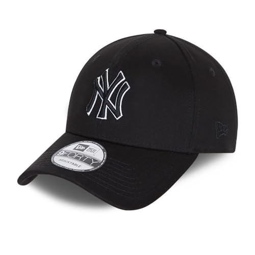 New Era New York Yankees Black Base 9Forty Snapback Cap - One-Size 1
