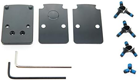 DPP Titanium Mounting kit/Plate/Adapter Compatible with Glock Trijicon RMR/SRO&Holosun 407C/507C/508T