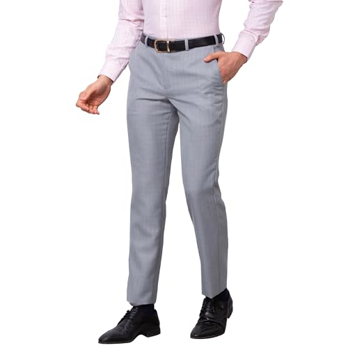 Image of Park Avenue Men's Straight Fit Mid Rise Trouser