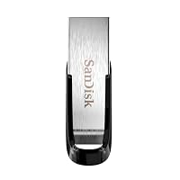 SanDisk 126905 Ultra Flair 32 GB USB 3.0 Flash Drive, Upto 150MB/s read - silver/Black