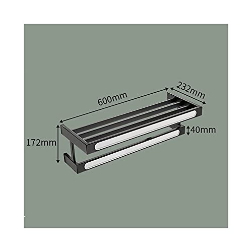 Porte-serviette en acier inoxydable 304 pour salle de bain CRODY
