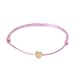 Produktbild Yongqxxkj Armband mit Herz-Anhänger und Armband mit verstellbarem Armband  Schwarz Pink