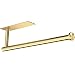 Gewtur Küchenrollenhalter Gold, Selbstklebend Küchenrollenhalter Wand, Edelstahl Küchenrollenhalter für Alle Küchenpapier