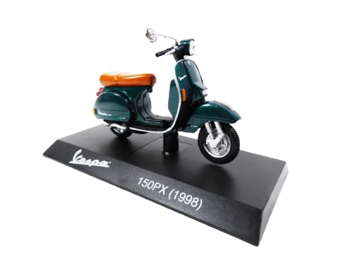 OPO 10 - Scooter Miniature de Collection 1/18 Compatible avec Piaggio Vespa 150 PX Vert - 1998 - Ves2001