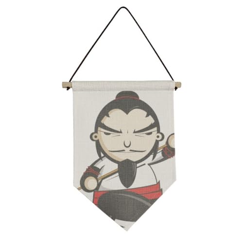 Drapeau en toile Outlaws of Marsh pour décoration murale asiatique