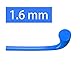 FEPITO Mähfaden Trimmerfaden 1,6 mm x 100 m rund Rasentrimmer Faden Nylonfaden