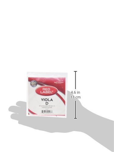 Super Sensitive Red Label 4127 Viola D String, Standard #TOP2