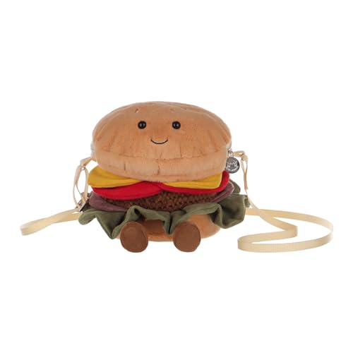 Sac en peluche hamburger idée cadeau originale pour anniversaire fille et enfant