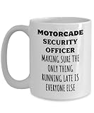Motorcade Security Officer Coffee Mug Gift Ideas for Police Officer Crowd Control Teacup