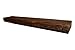 Modern Timber Craft Reclaimed Wood Fireplace Mantel Shelf | Solid Rustic American Barnwood with Floating Shelf Brackets | 2.75