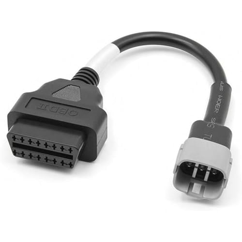 AntiBreak 6PIN OBD2 Diagnostic Adaptor Connector 6 pin OBD Adapter Compatible with Suzuki Compatible with Motorrad Motorcycles Code Reader
