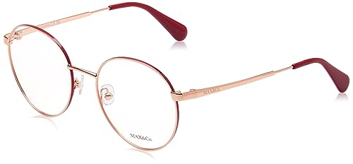Gafas MAX &CO MO5049 oro rosa acabado premium montura metálica femenina de lujo sutil