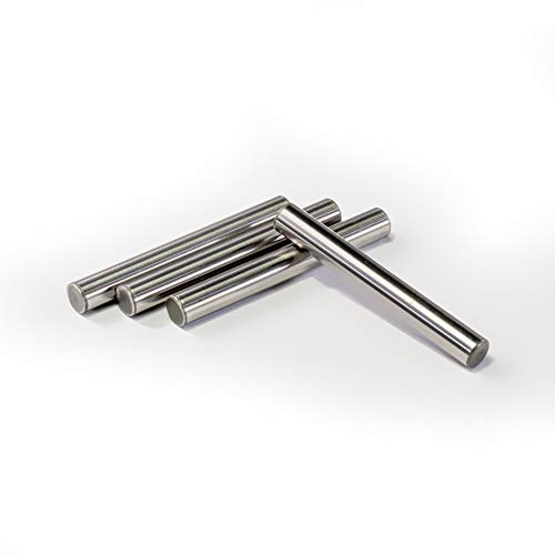 POWERTEC 71145 Hardened Steel Dowel Pins 3/8-Inch, Heat Treated and Precisely Shaped