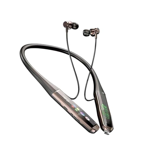 Image of iFAST IF-175 AI-Powered Voice Changer (Child /Male /Female Voice) Wireless Neckband Earphone with Digital Display, Karaoke Mode, Bluetooth 5.4, Up to 50 Hours Playtime, HD Mic | Black