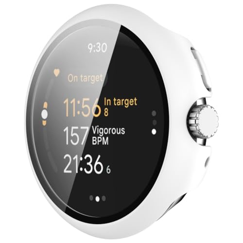 Comtax For Google Pixel Watch 3 41mm / Google pixel watch3 45mm �p �P�[�X �J�o�[ �K���X�t�C������̌^�P�[�X PC+�����K���X�t �ی� �J�o�[ ��̌^ �S�ʕی� �����^ �����ȒP �ϏՌ� ��