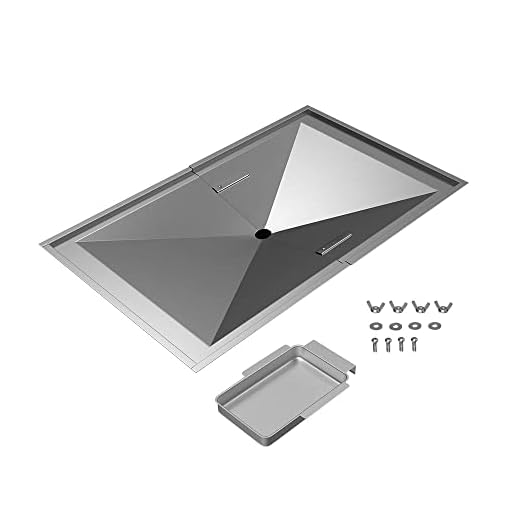 AJinTeby Grill Drip Pans Adjustable Grease Tray Set Fit for Nexgrill, DynaGlo, Uniflame, BHG, Backyard, Kenmore and Other Grills -Professional Parts (30")