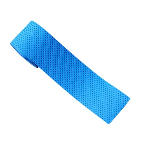 CRDARAAV Cinta de agarre para raqueta de bádminton de tenis de mesa, antideslizante, color azul, 2,5 x 115 cm