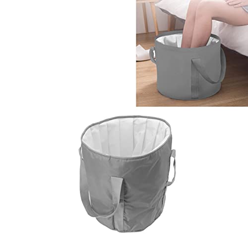 Balde plegable baño de pies con bolsa de almacenamiento miniatura 3