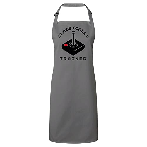 Tablier cuisine vintage rétro gaming parfait pour vos soirées burger