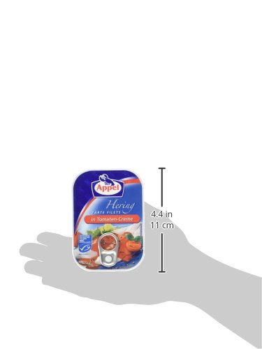 Appel Heringsfilets, zarte Fisch-Filets in Tomaten-Creme, MSC zertifiziert, 100g