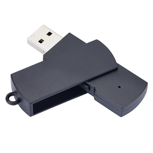 Enregistreur Vocal numérique USB, 64Go Dictaphone Vocal Portable USB Enregistreur Audio - Microphone - Bug pour Conférences, Réunions, Interviews, Élèves