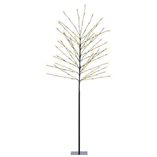 LED Lichterbaum Außen 180 cm 20 Lichterbaum 180 cm für Außen un Innen Strom betrieben - 160 LED -...
