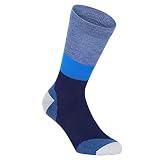 Meru Leh II Crew Socken, Denim-royal Blue-Navy, EU 43-46