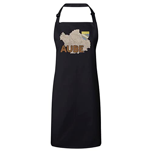 Tablier cuisine Aube 10 Troyes imprimé vintage pour amateurs de cuisine et d'histoire