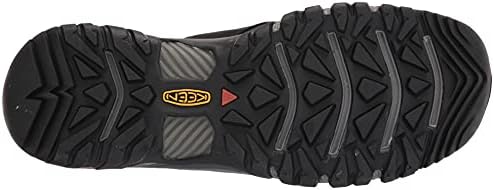 KEEN Men's Ridge Flex Low Height Waterproof Hiking Boots, Black/Magnet, 10.5 | Image 3