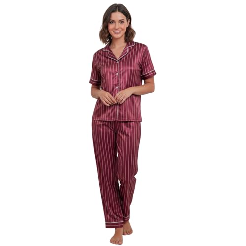 Pyjama rayé pour femme idéal pour vos soirées cocooning et nuits douillettes